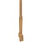Ekena Millwork Kennewick Rough Sawn Timber Gable Bracket, Western Red Cedar, 60"W x 32"H x 2"D x 4"F, 13/12 Pitch GBW060X32X0204KEN00RWR - alternate 2